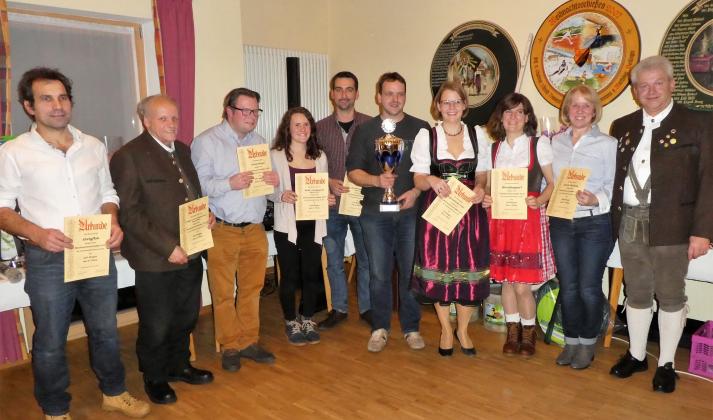 Wanderpokalteilnehmer Sieger FF Irgertsheim