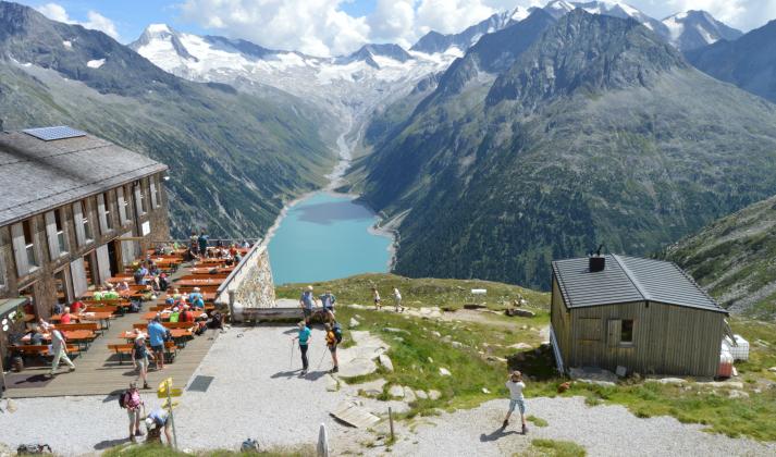 SCI Hütte im Zillertal - Bilder im Sommer