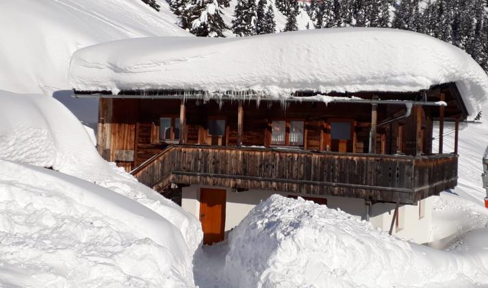 SCI Hütte im Zillertal - Bilder im Winter