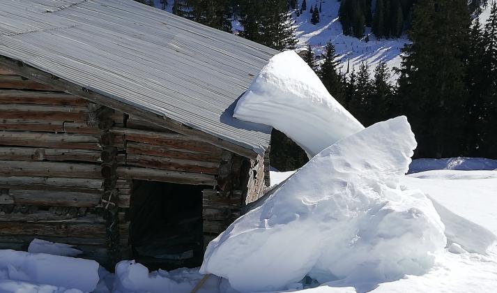 SCI Hütte im Zillertal - Bilder im Winter