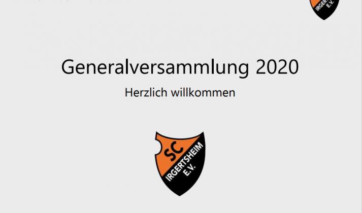 gezeigte Folien in der Generalversammlung am 19.07.2020