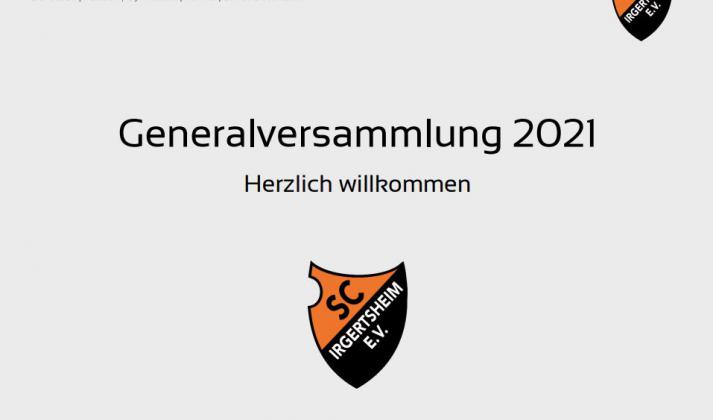 Generalversammlung 2021 Folien