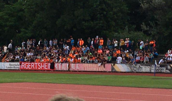 Viele Irgertsheimer Fans mit Vorfreude auf ein packendes Match