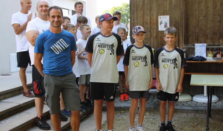 C-Juniorenmeister in der Kreisliga mit Trainer Martin Lechermeier (SG mit Hitzhofen)