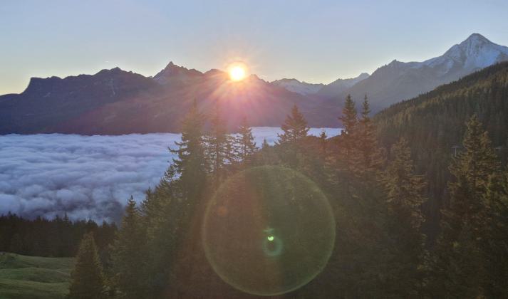 Sonnenaufgang am Samstag