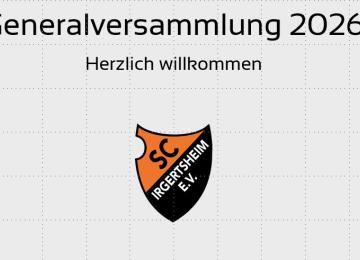 Generalversammlung 2026