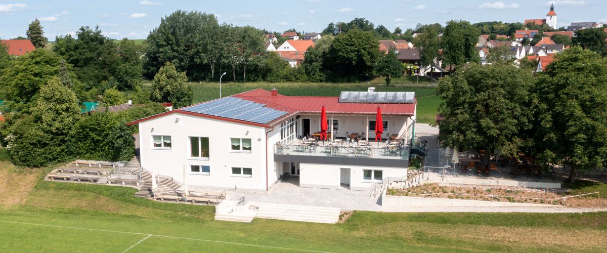 Die Vereinsgaststätte des Sport - Club Irgertsheim