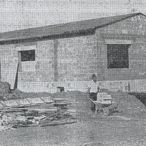 Baubeginn der Vereinsheimes